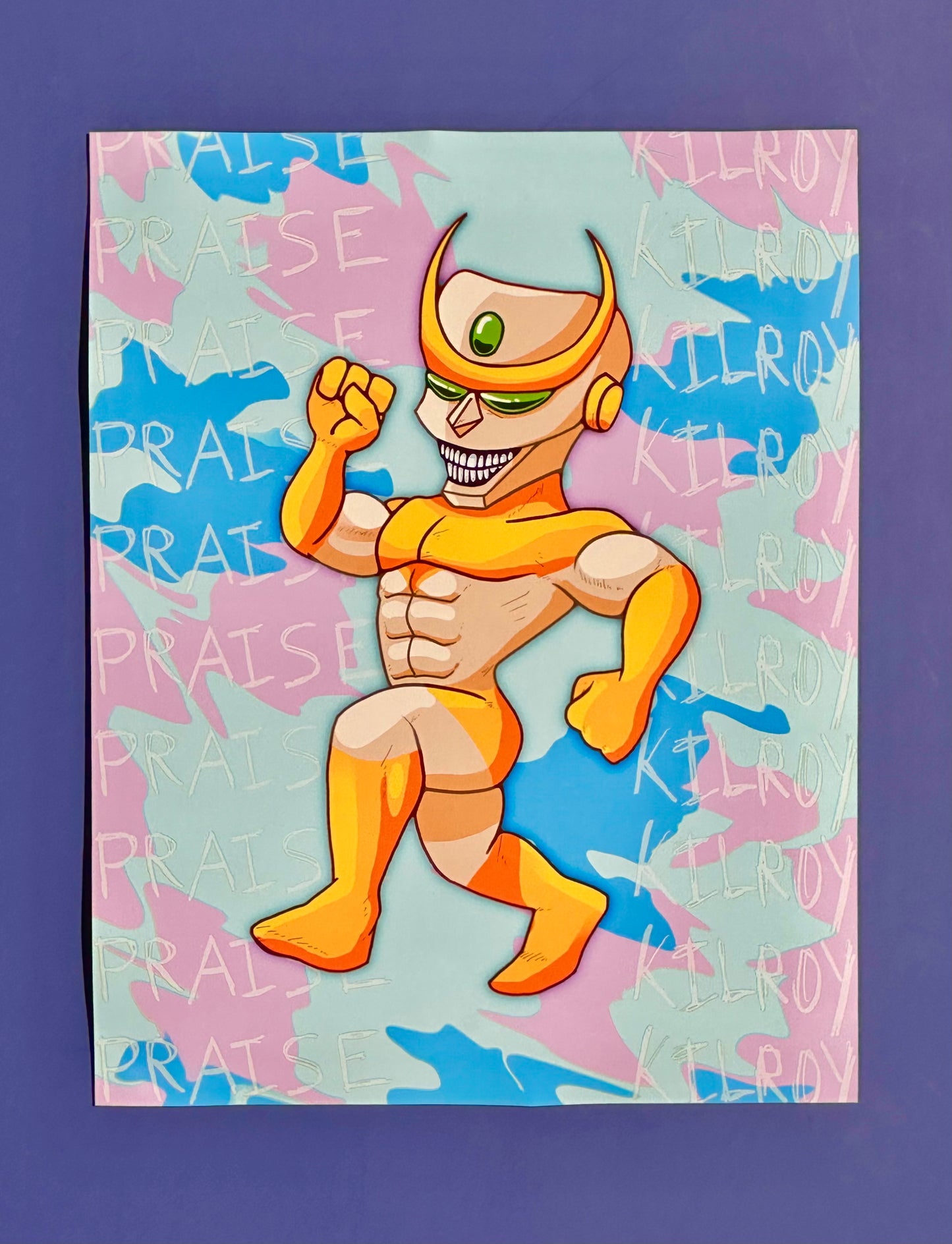 Kilroy the Kaiju Slayer poster - 11 x 14"