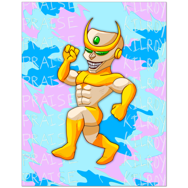 Kilroy the Kaiju Slayer poster - 11 x 14"